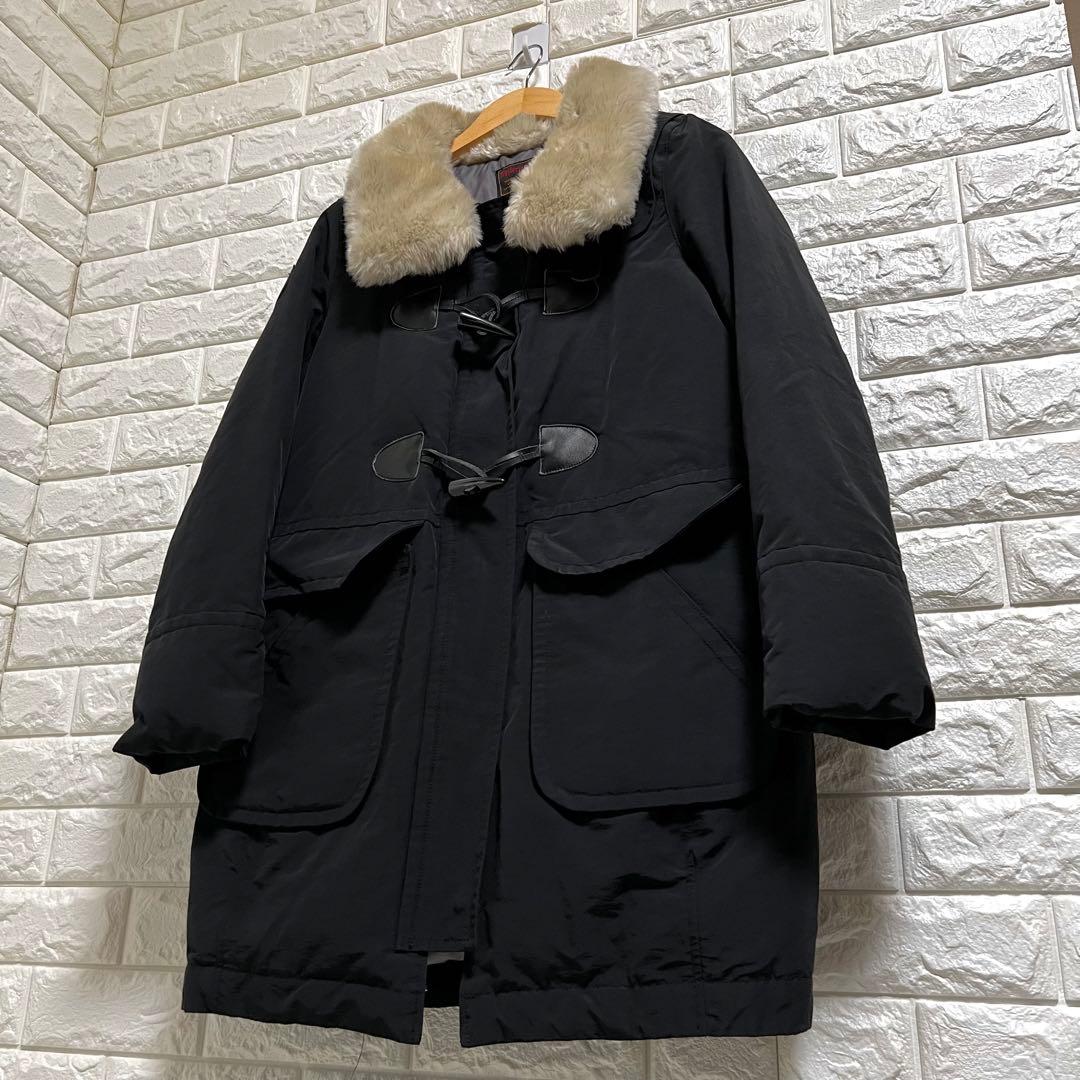 良品✨ヒステリックグラマー✨ 中綿入りダッフルコート 黒 フリーサイズ