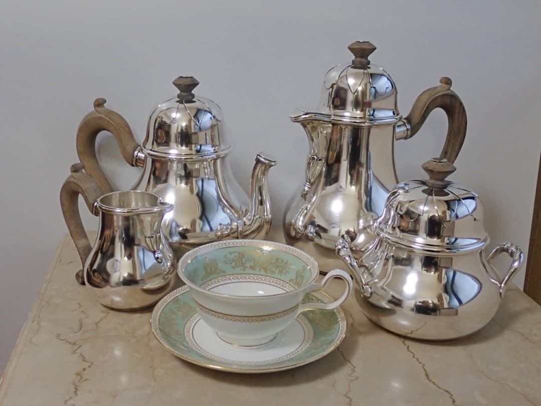 ピュイフォルカ シルバー950 ティーポット コーヒーポット アンティーク