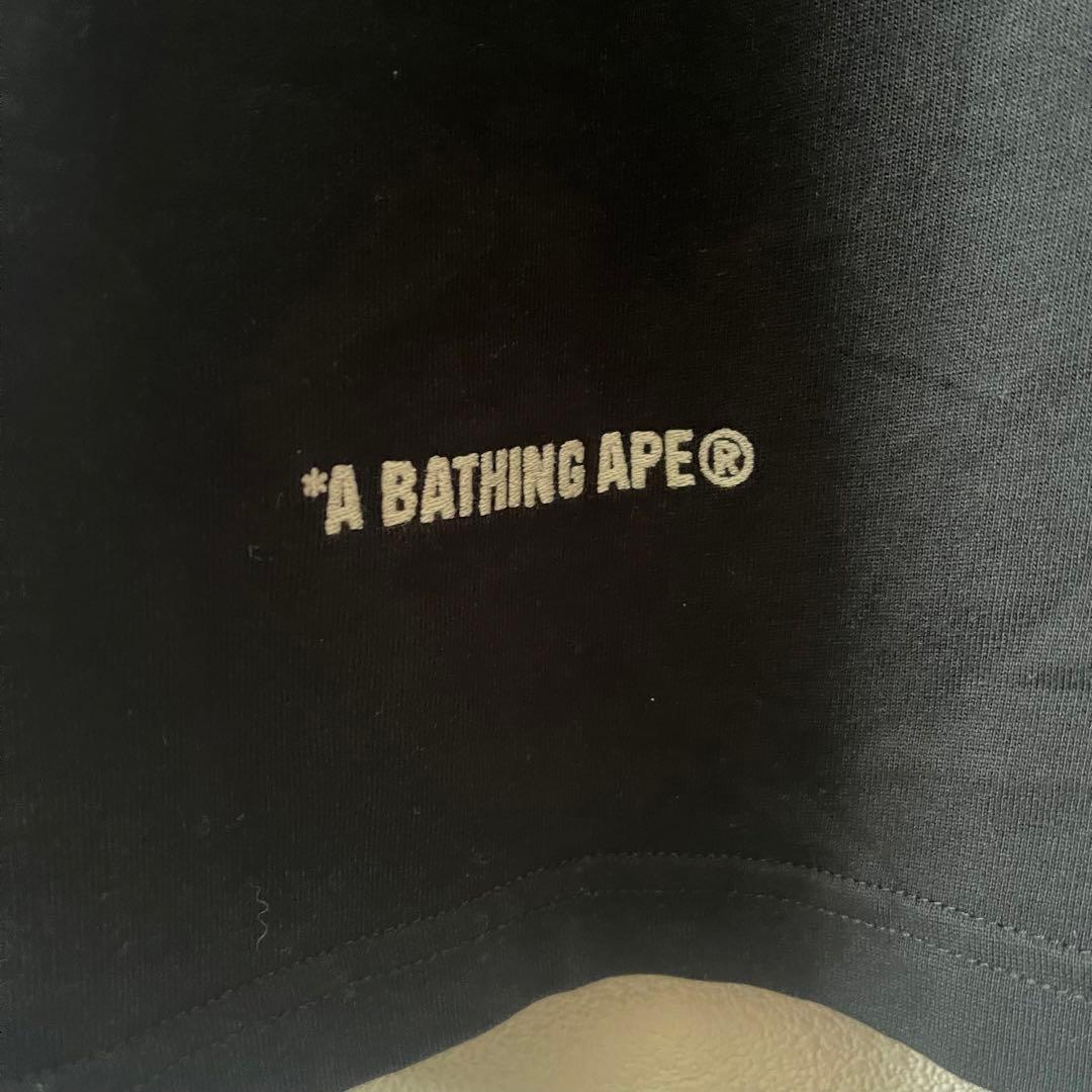 A BATHING APE ロングTシャツロンT 長袖　2XL 刺繍　ワッペン