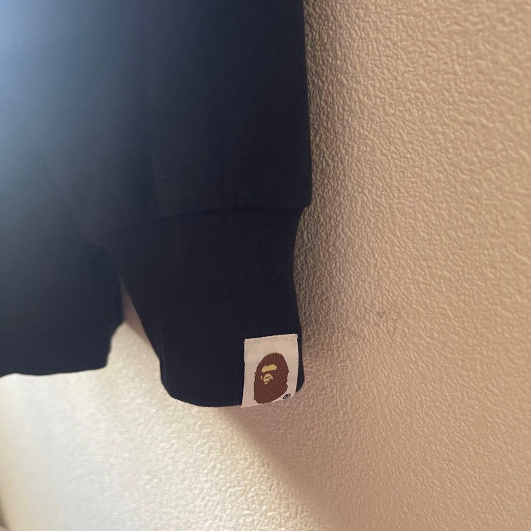 A BATHING APE ロングTシャツロンT 長袖　2XL 刺繍　ワッペン