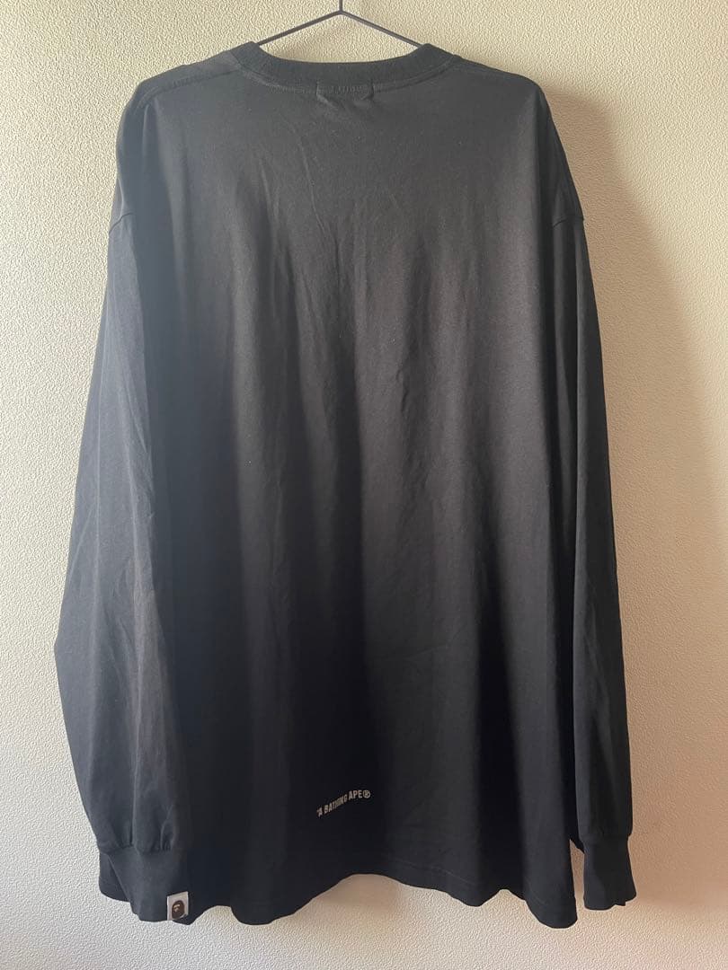 A BATHING APE ロングTシャツロンT 長袖　2XL 刺繍　ワッペン