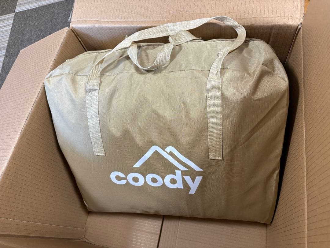 coody エアベッド AIR BLOCK (ベージュ, ダブル)