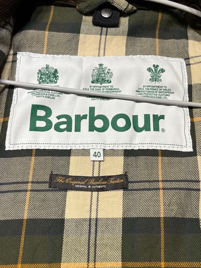 Barbour バブアー　ビデイルSL 2レイヤー　40サイズ　bedale