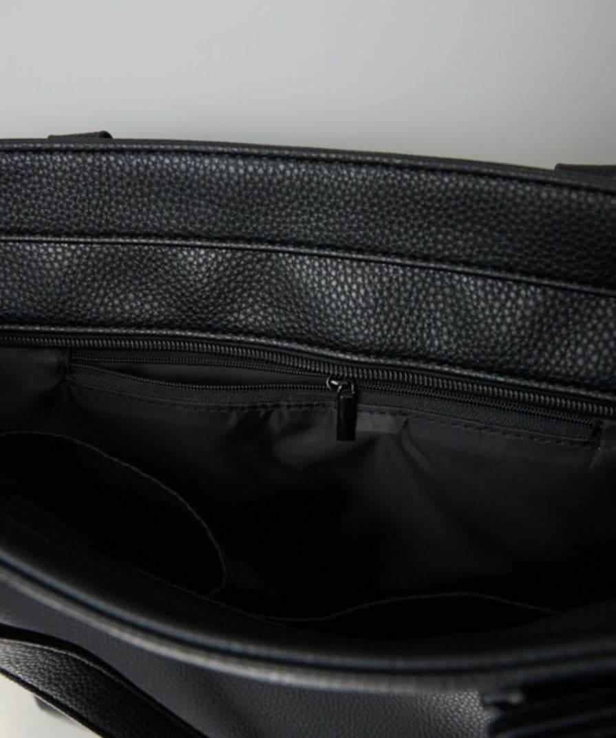 ABAHOUSE　メンズ　レディース　レザー　ブラック　トートバッグ