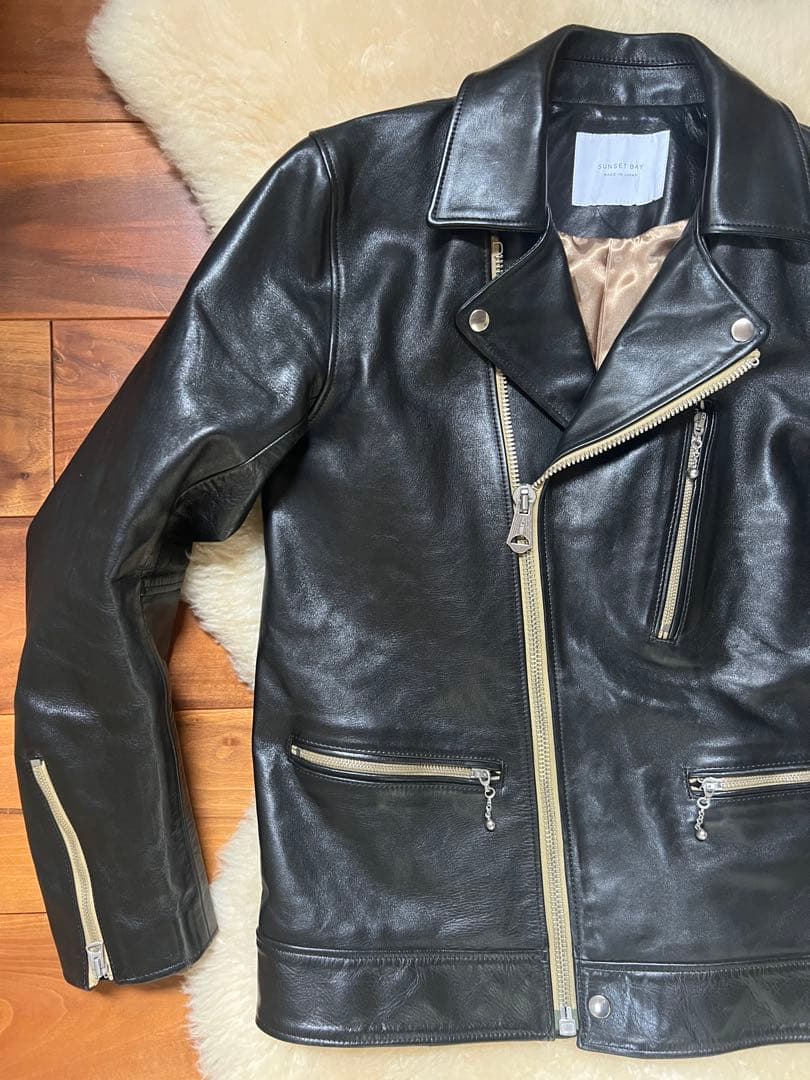 チェルシー　SUNSET BAY GALWAY ダブルライダース ブラック