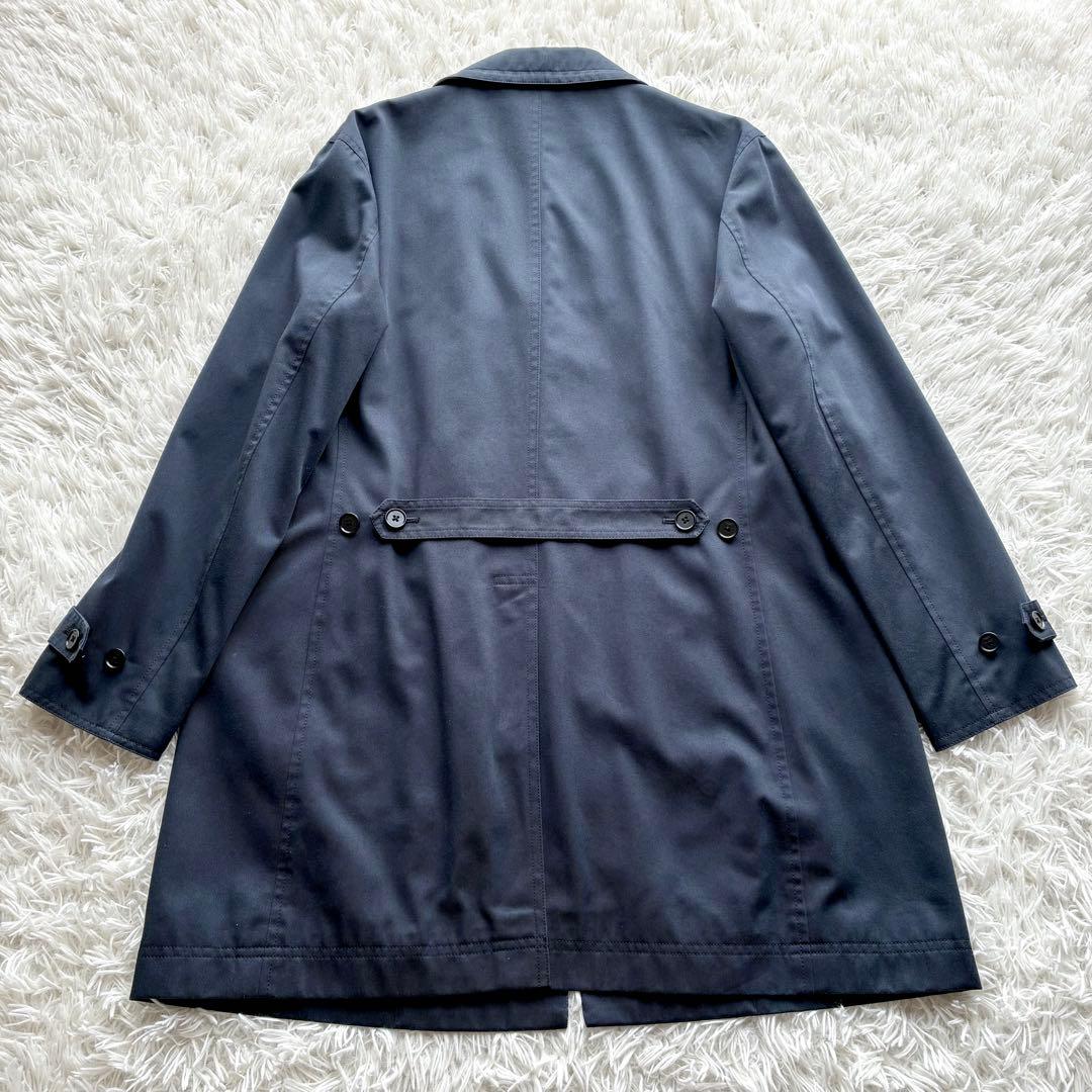 極美品✨ポールスミス　トレンチコート　キルティング　ライナー　ネイビー　パープル