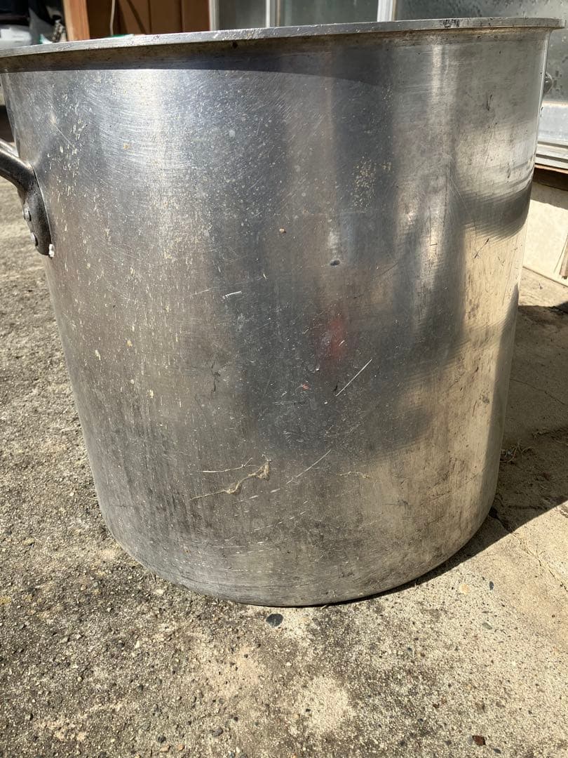 アルミ 寸胴鍋 直径48cm 高さ約50cm