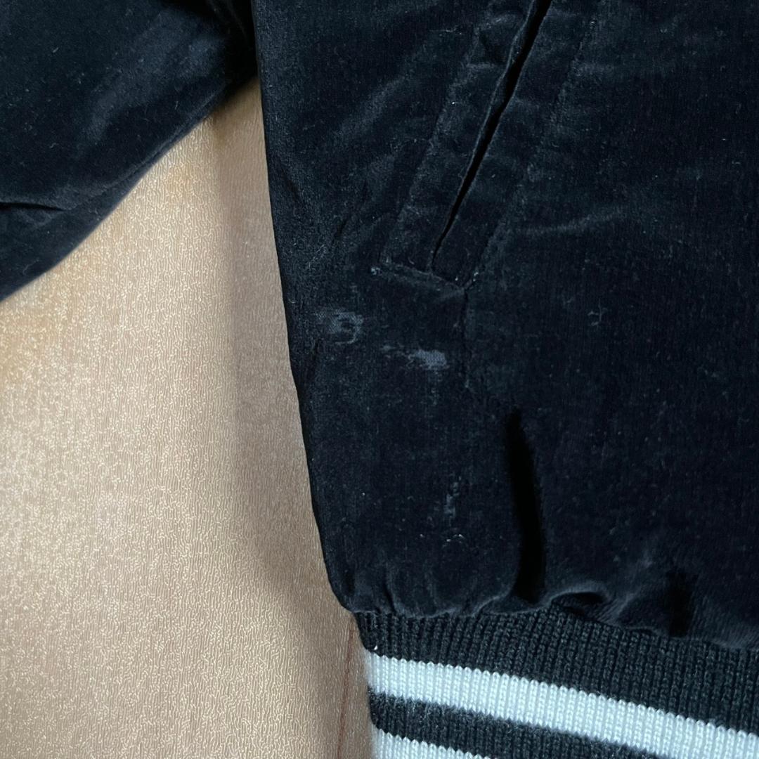 レア 別珍 90s スカジャン 刺繍 双龍 富士山 日本製