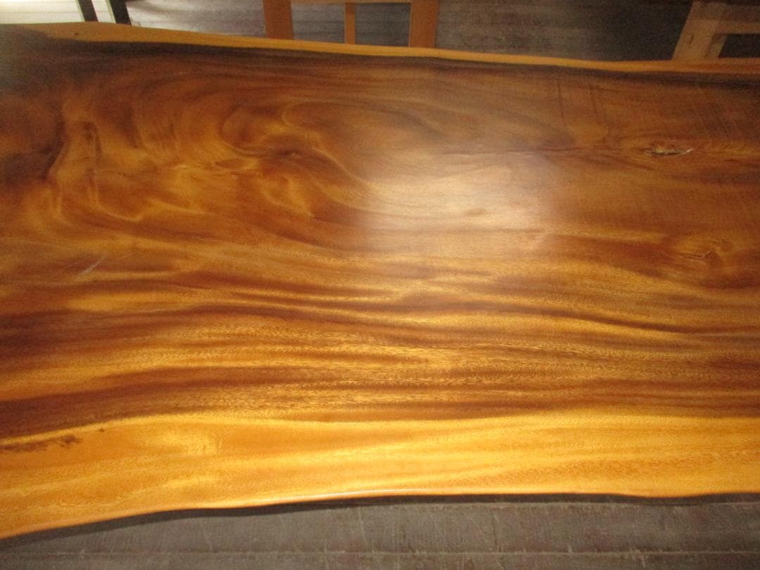 J-0024■　モンキーポッド　テーブル　ローテーブル　ダイニング　座卓　一枚板