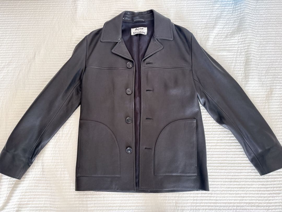 YYYRAcne Studios レザー　ジャケット　メンズ