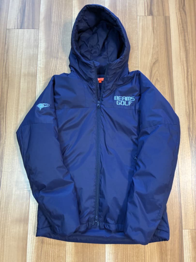 BEAMS GOLF ネイビーフードジャケット