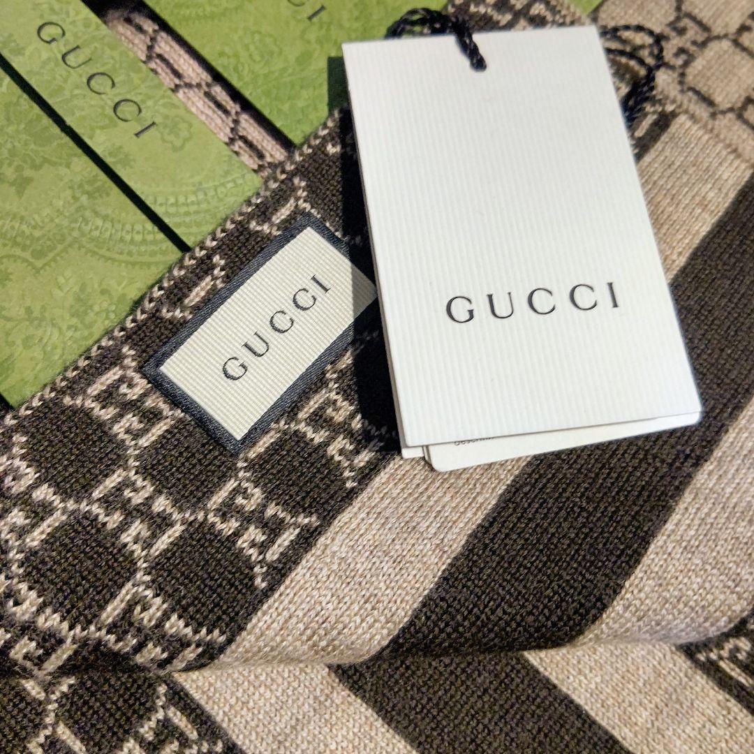 ❤新品箱袋付❤最高級ウール❤GUCCI❤マフラー ストール ショール スカーフ❤