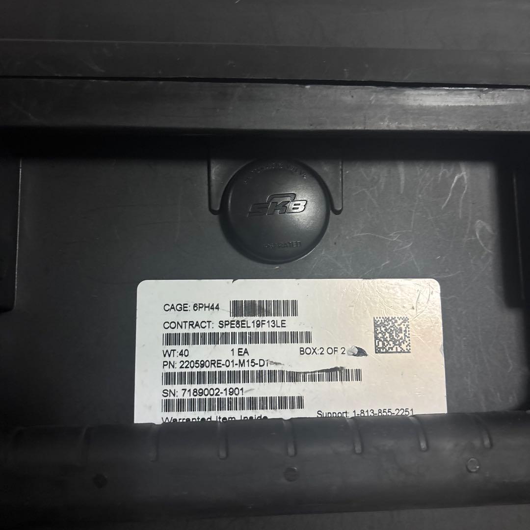 米軍　USA製　SKB キャリーケース　ブラック送料無料