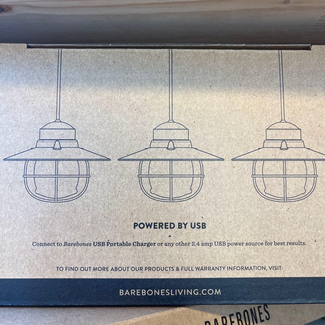 BAREBONES エジソンストリングライト【黒】