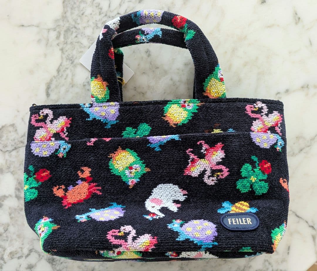 神崎恵FEILER フェイラー♡ファンキーフォーチュン バッグ ネイビー