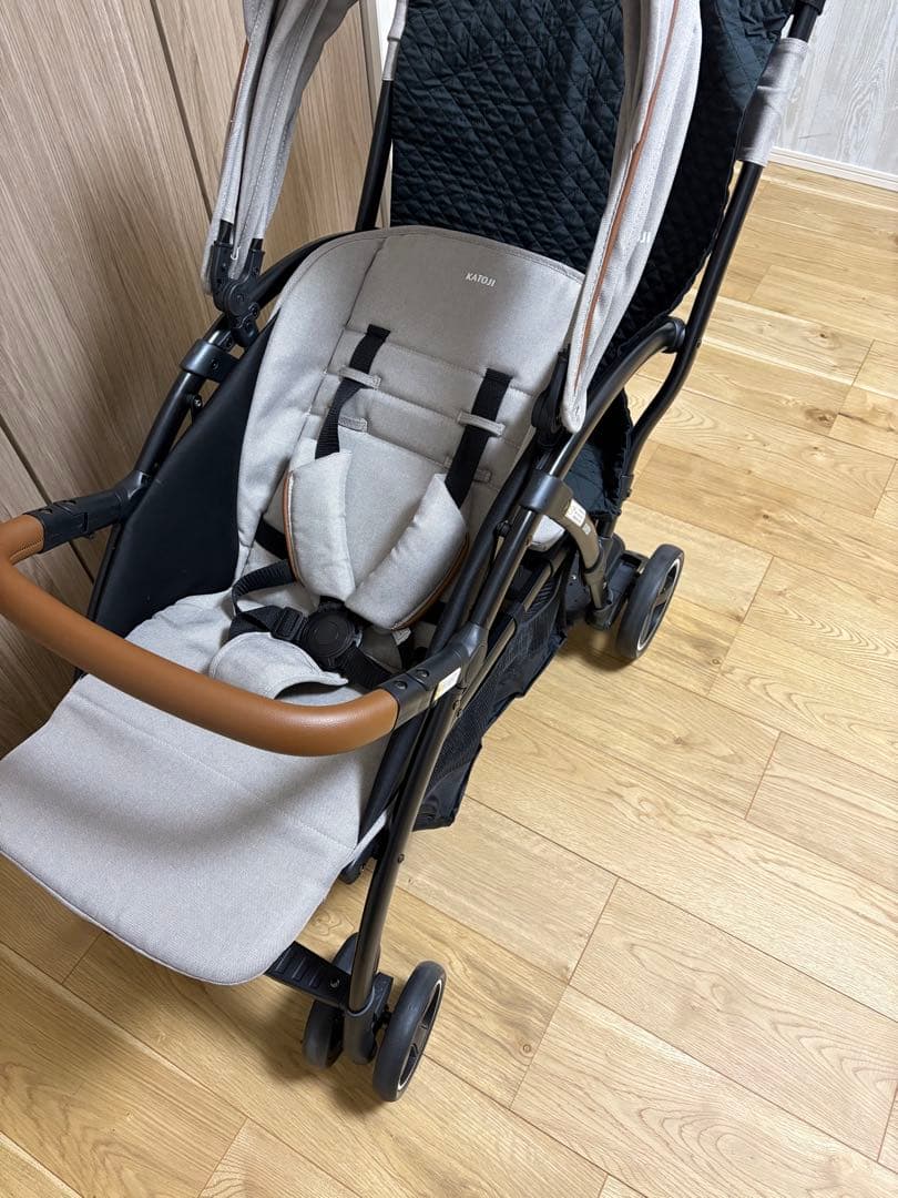 カトージ 2-Seater next ロイヤルベージュ　背もたれシート付き！