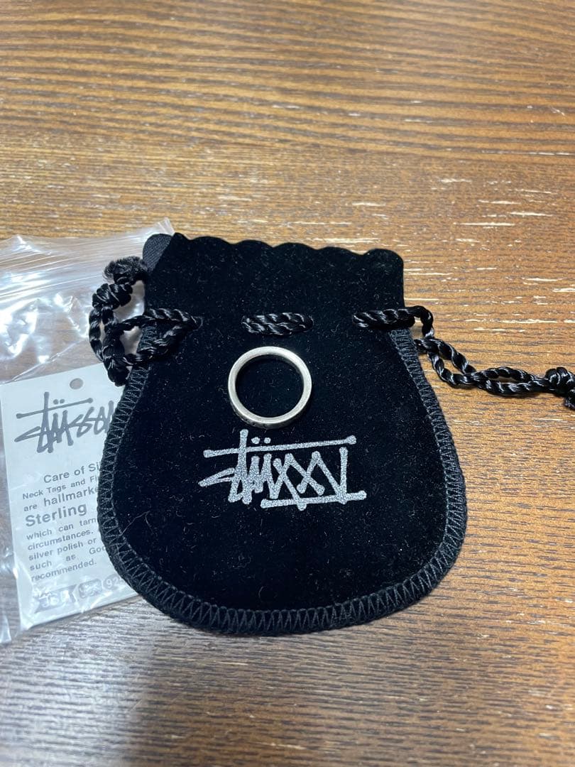 山*﨑様 STUSSY STAY YOUNG メッセージ シルバーリング　9号