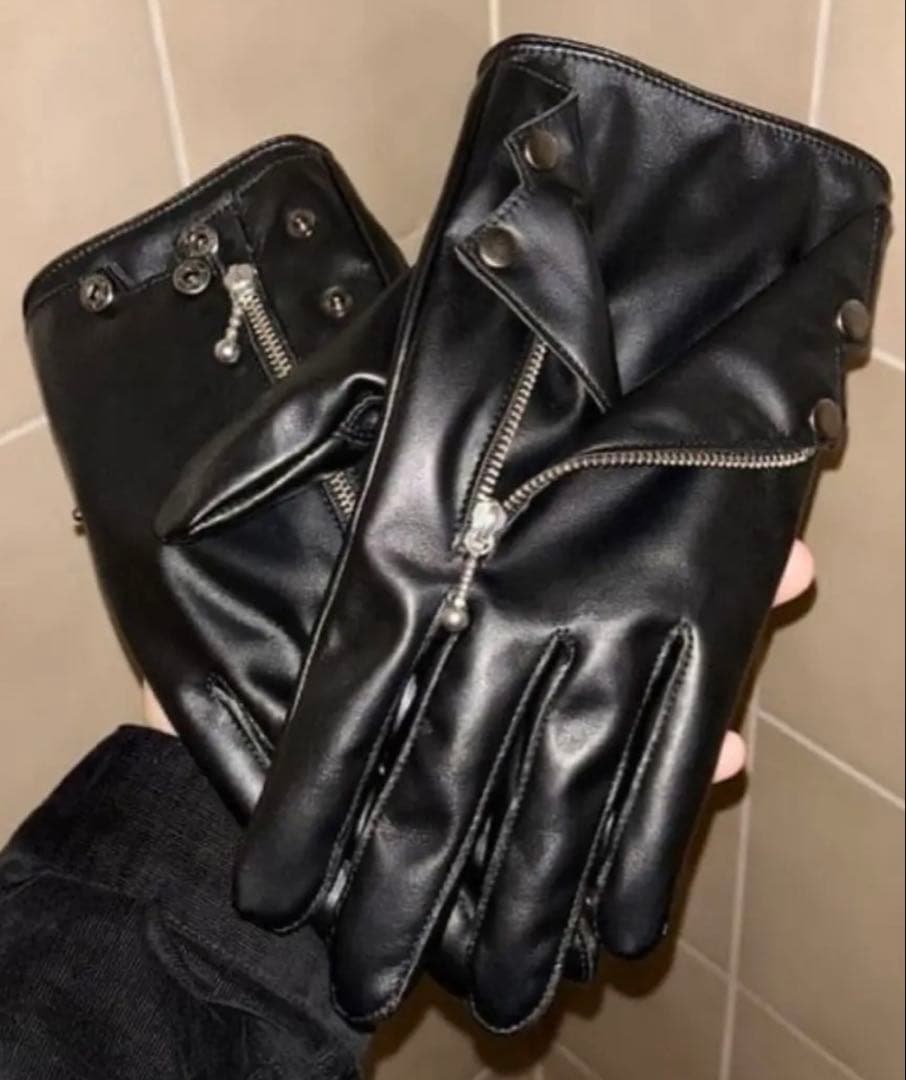 即日発送　期間限定価格　ダブルライダース　レザーグローブ　手袋