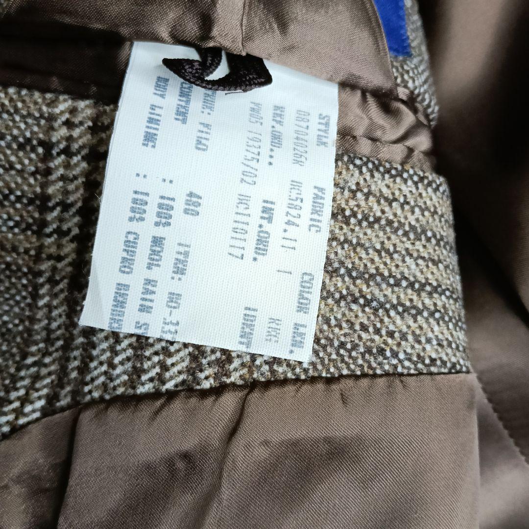 【美品】Brooks Brothers 高級ロロ・ピアーチェックチェスターコート