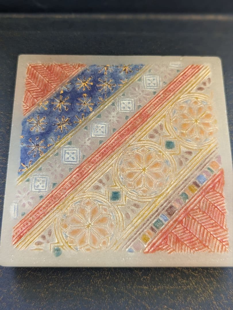 rokka glass 蓋物　大人気作家さん