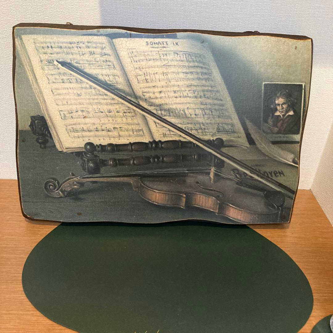 輸入木製オブジェ　ベートーヴェン