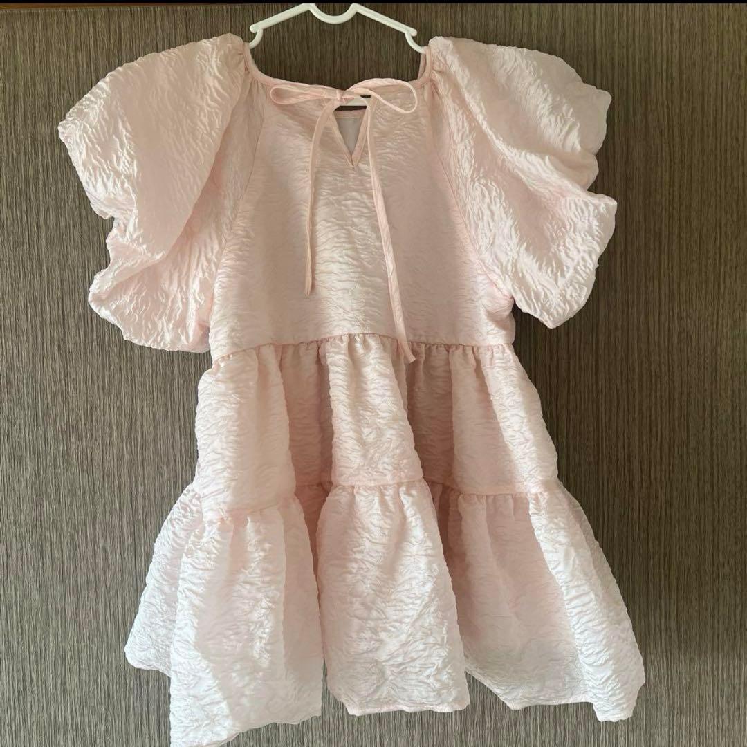 fitmore saayaコラボ！ジャガードティアードトップス