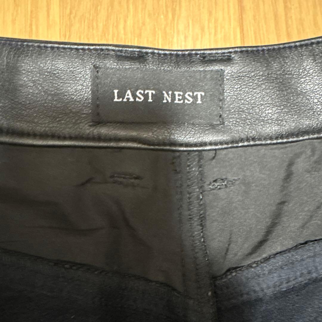 LAST NEST ブラック ワイドパンツ XL