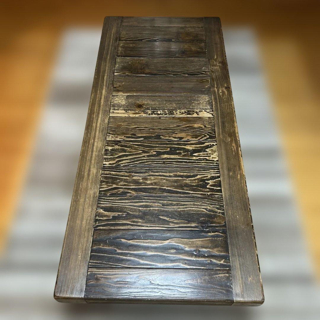 座卓　古材　古民家風　アジアン　和モダン　アンティーク　ビンテージ　レトロ