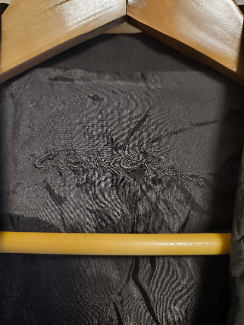 Rick Owens ダストグレー デストロイ レザージャケット