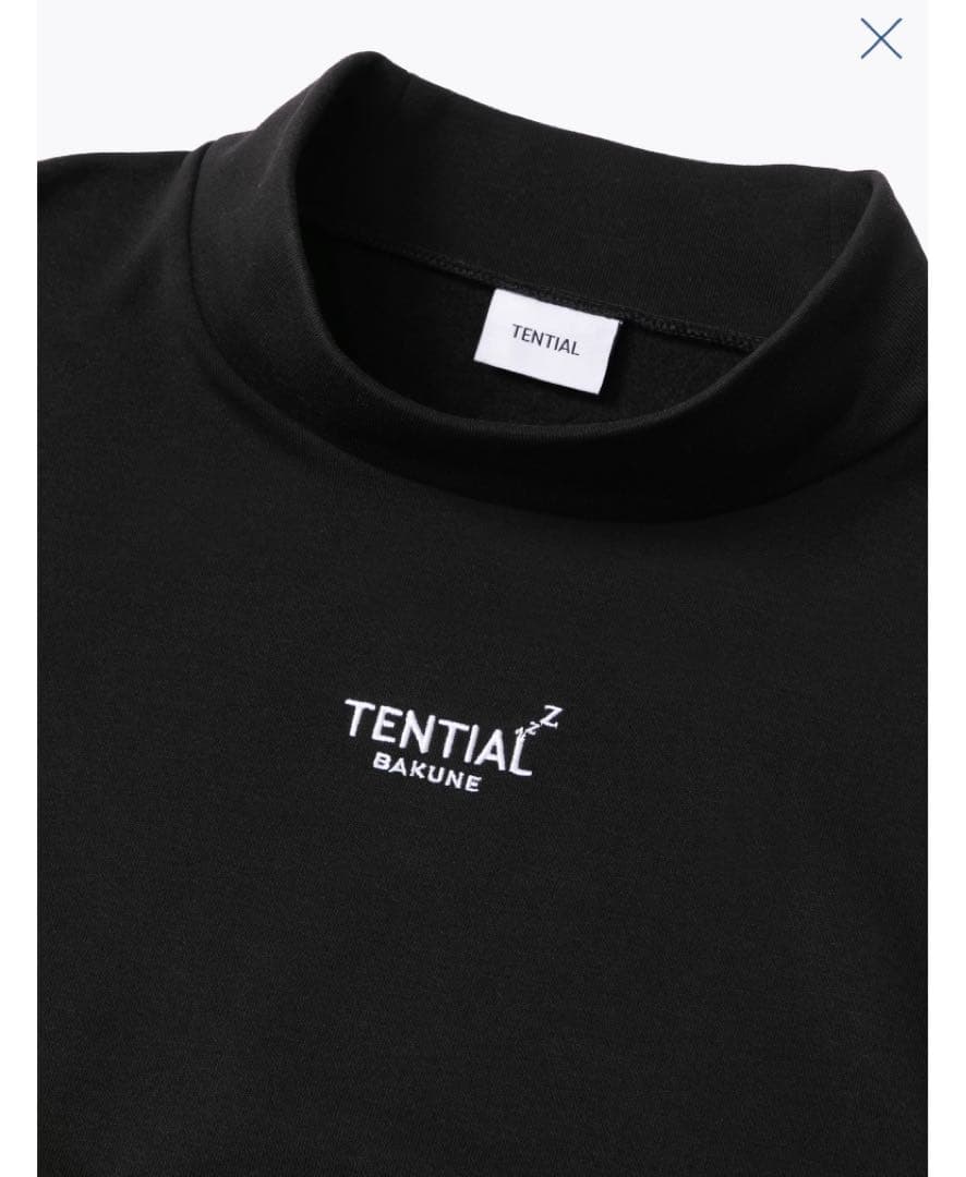 ナポ大様【BAKUNE Warm】 TENTIAL モックネック XS ブラック