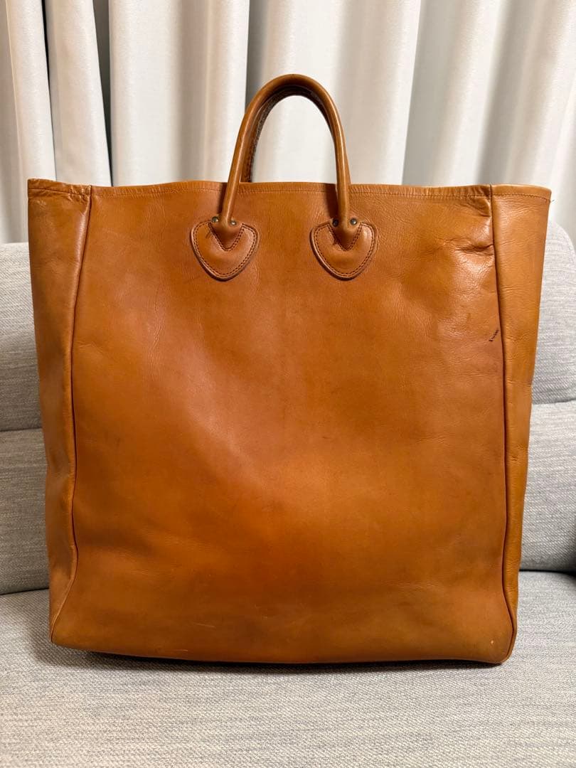 メ*ー様 超希少 70's エルエルビーン レザートート ラージ 筆記体