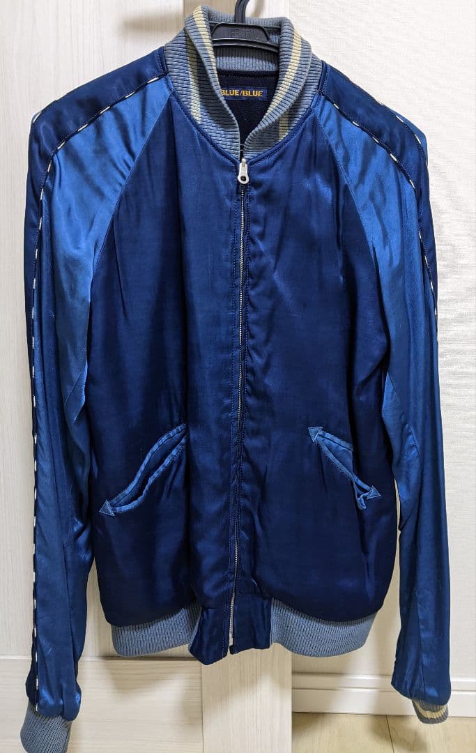 ブルーブルー BLUE BLUE × OKURA 藍染 スカジャン