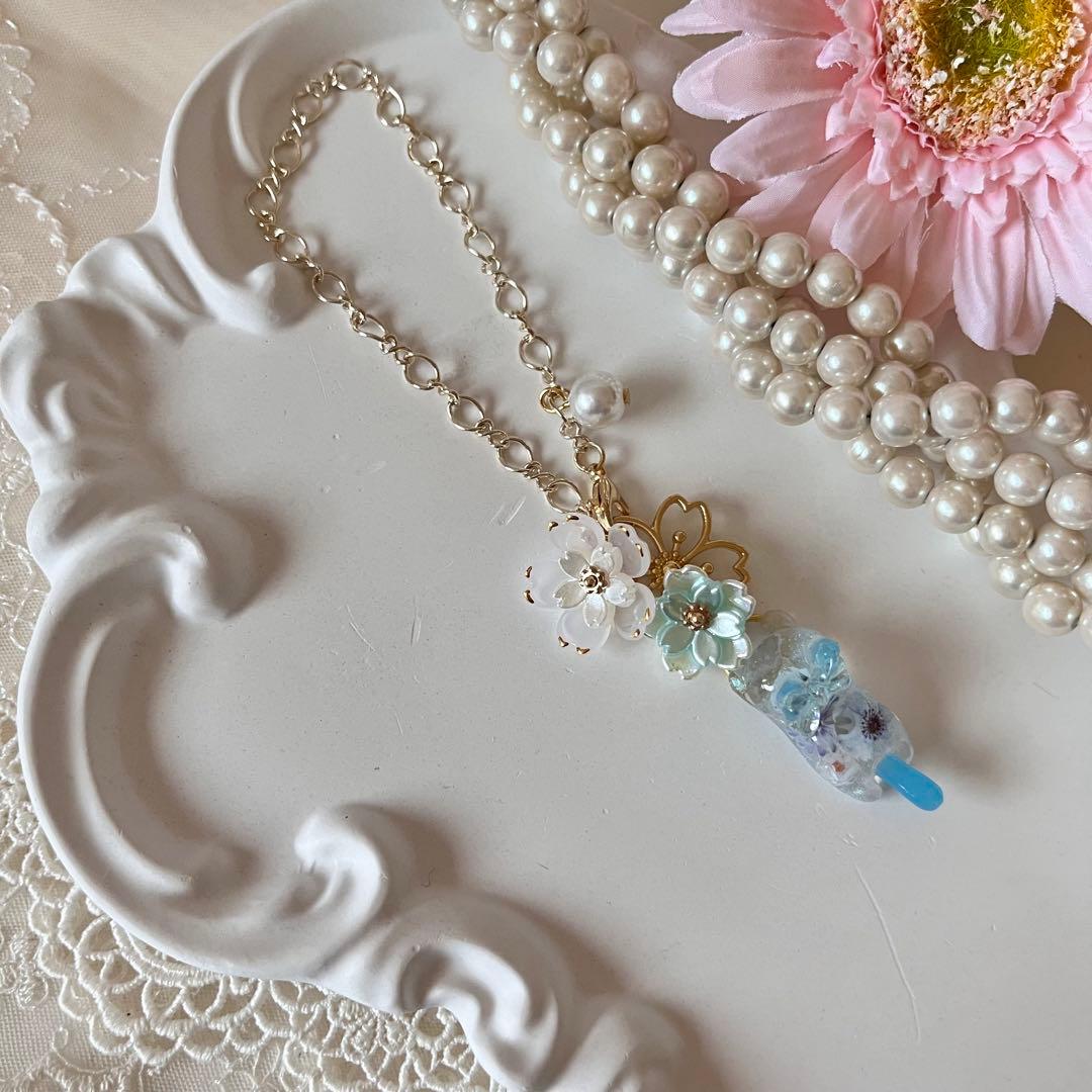 ฅ❤️ 猫　ねこ　レジン　チャーム　さくら　バックチャーム　ハンドメイド