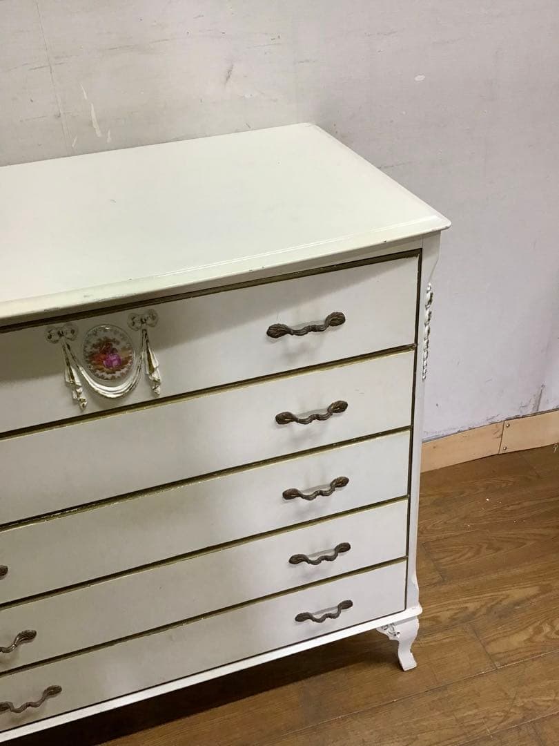 asdf☆管314☆イギリス製☆アンティーク☆1930年代☆5段チェスト