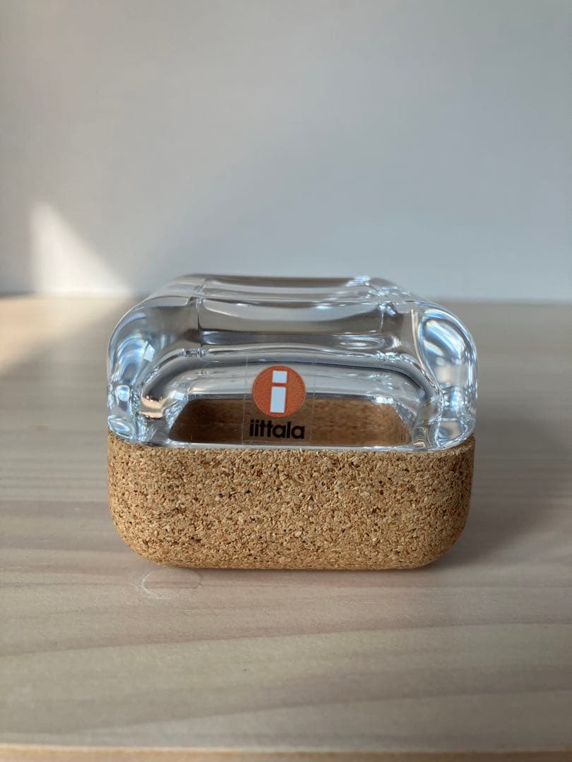 イッタラ　ヴィトリーニ　VITRIINI 小物入れ　クリア×コルク　スモール