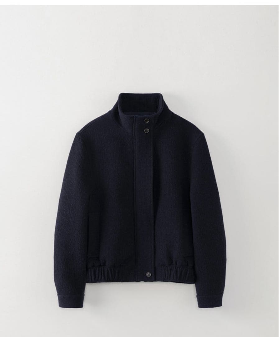 ジャケット・アウター OHOTORO Mannish High Neck Blouson