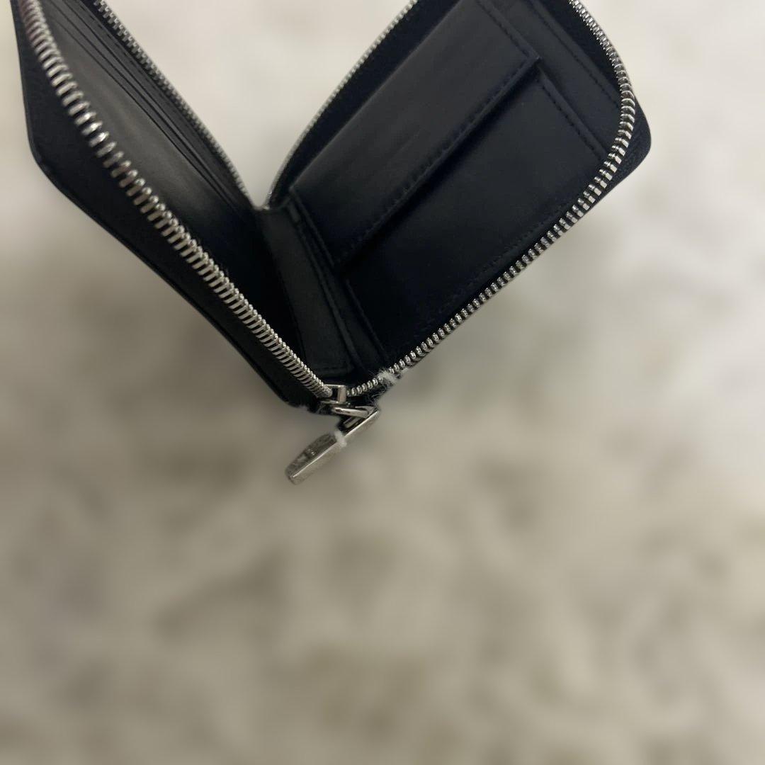 美品　DIESEL ディーゼル 小銭入れ付きラウンドファスナー２つ折り財布