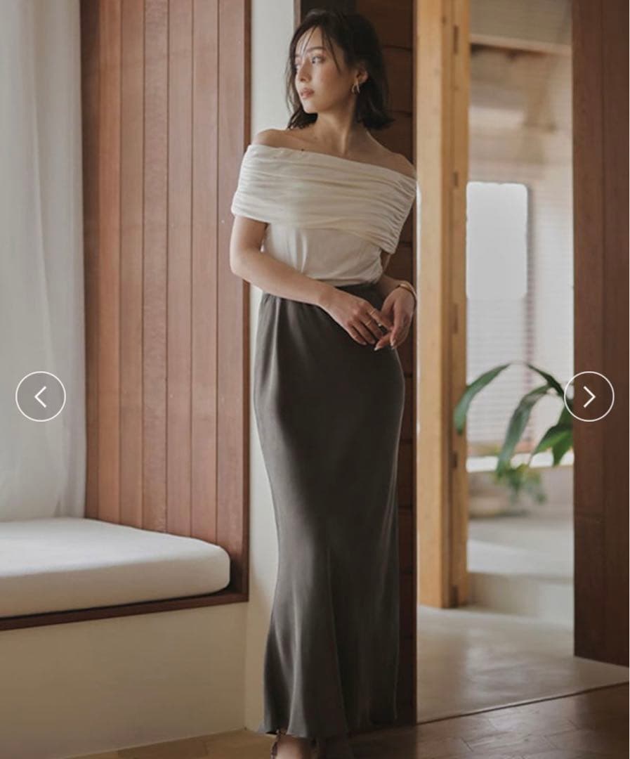 アニュアンス　フィブリルキュプラナロースカートXS