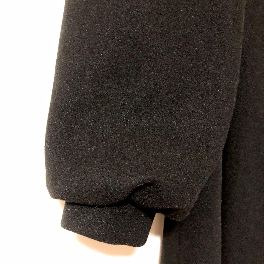 未使用品 青木美沙子 しまむら ロングコート 黒 Lサイズ ブラック