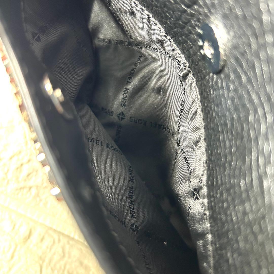 【極美品】マイケルコース レザーリュック 黒 A4