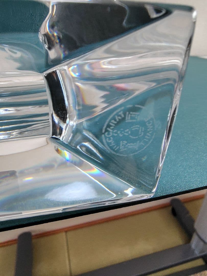 新品未使用、お値下げしました バカラ、花瓶、ギンコ 超希少品、