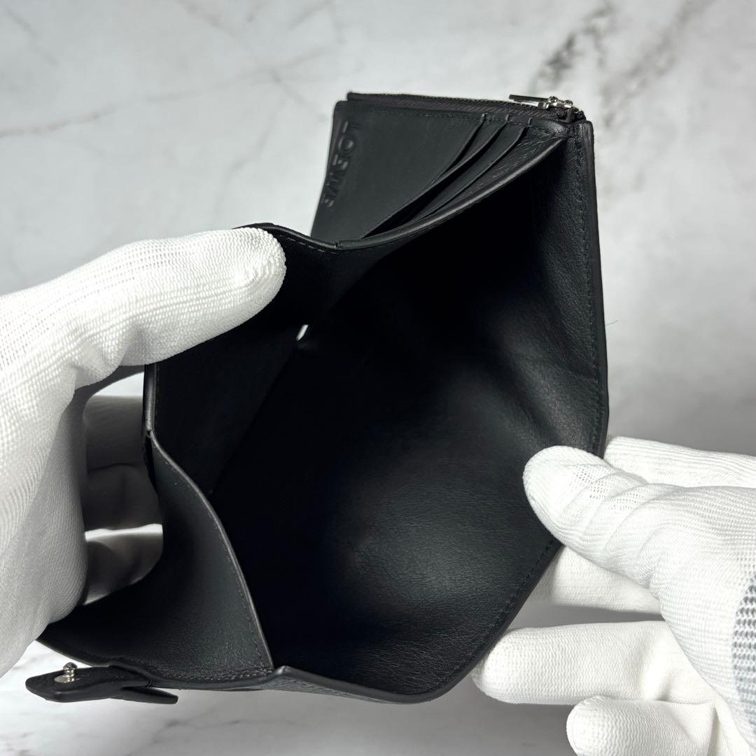 美品✨️LOEWE ロエベ 三つ折り財布 バーティカルウォレット 財布