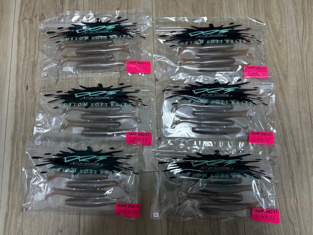 DRT　CRAMP SHAD 4.5 KOHAKU 6パック