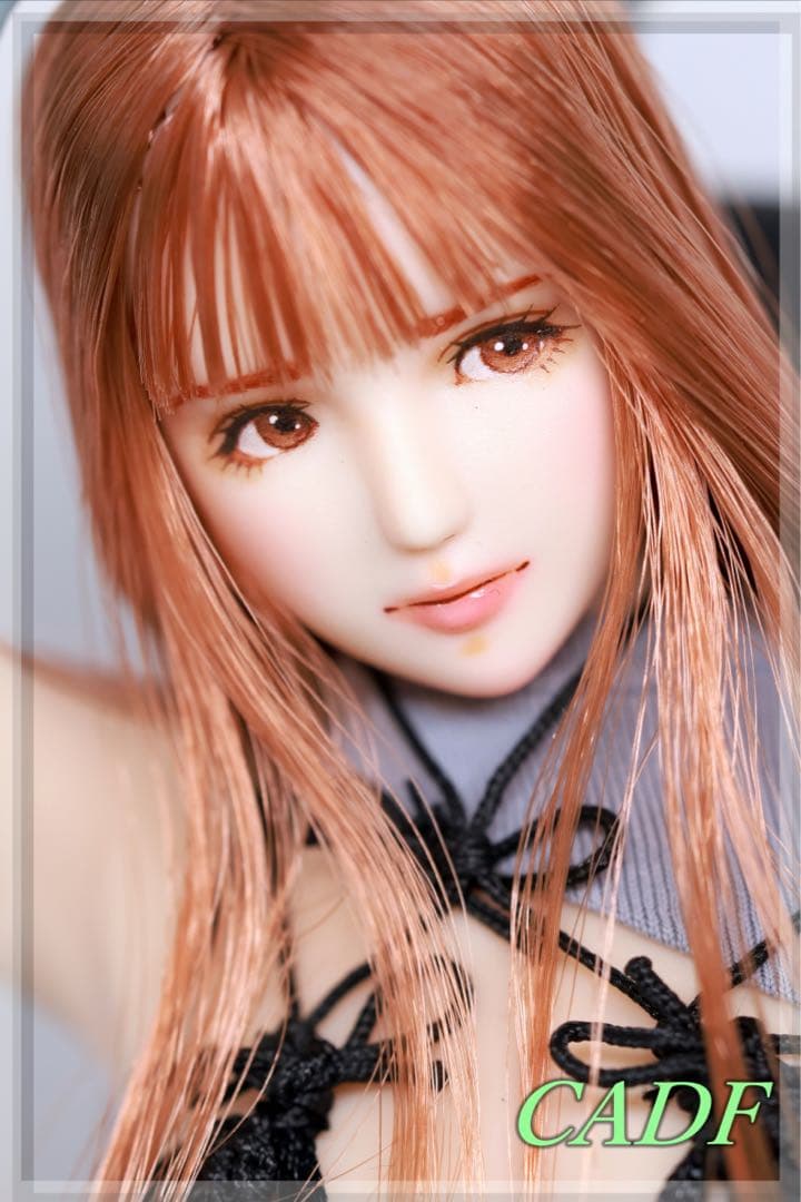 ♪♪ 1/6 　ドール カスタムドールヘッド　　秋椛　(あきか)　　♪♪