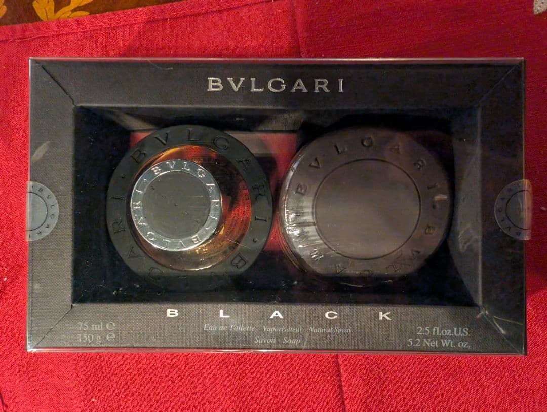 BVLGARI BLACK 香水セット 75ml + ソープ 150g