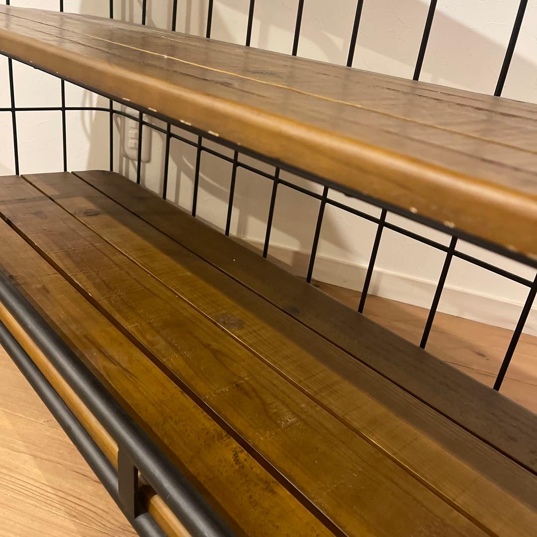 crash gateマランコンソールテーブルラック　w1800