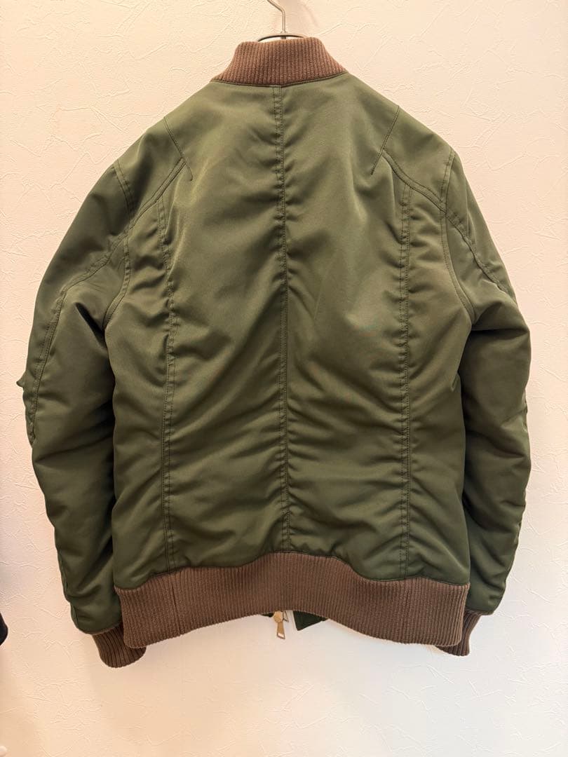 【超美品】wjk MA-1　sサイズ/ カーキ　亀梨着モデル