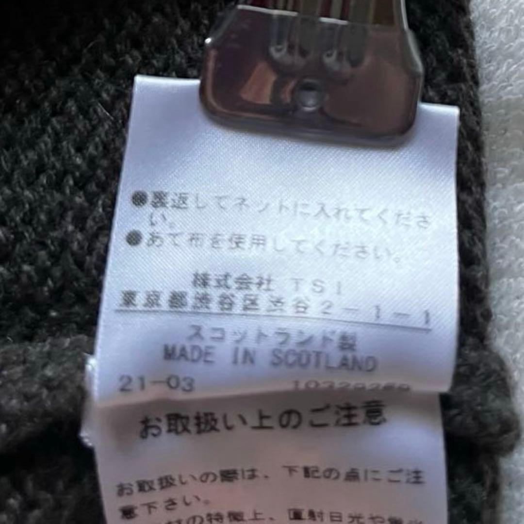 美品 マーガレットハウエル ショルダーボタン カシミヤニット M 定価6.4万