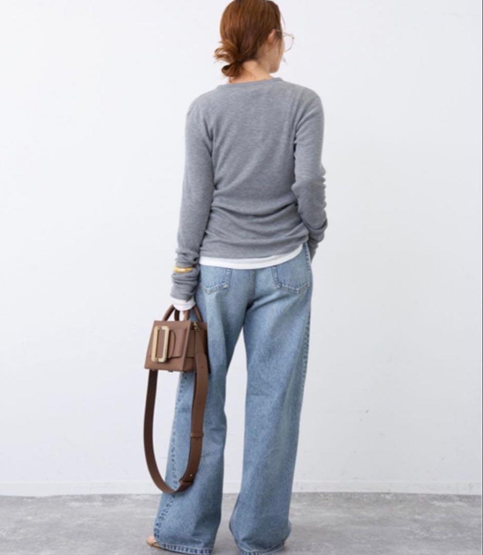 【定価3万】ドゥーズィエムクラス　タックバギーデニム38サイズ　2023年