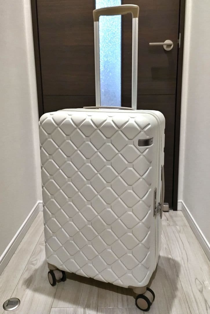 ACE　キャリーケース　スカーラ　69L　オフホワイト　TSAダイヤルロック